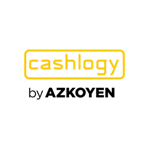 Logo de Cashlogy (by Azkoyen), integración disponible con Ategest
